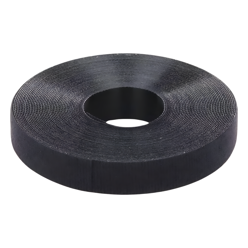 Kit de 10 Rollos de Cinta de Contacto, de 10.66 m de largo y 19.1 mm de ancho c/u, Color Negro
