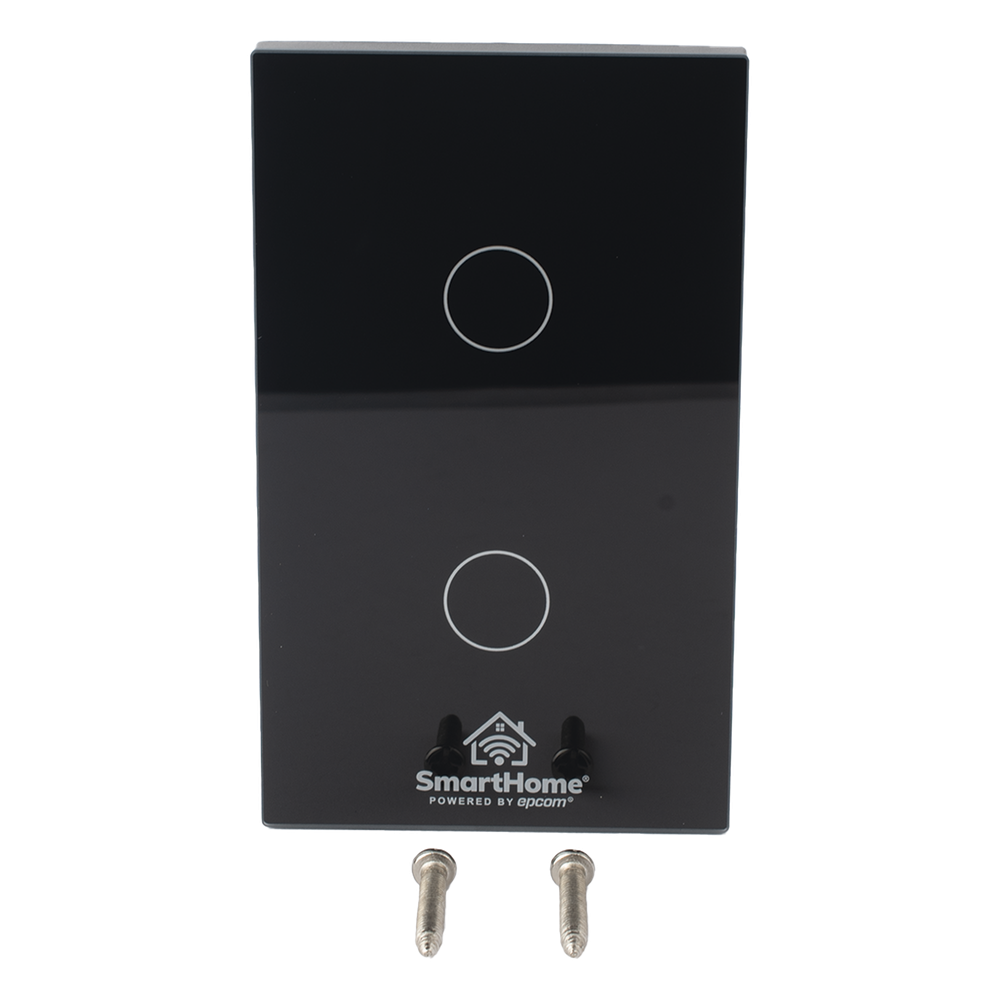 (ZigBee) Apagador switch inalámbrico ZigBee, control de 2 regresos de carga, 110V