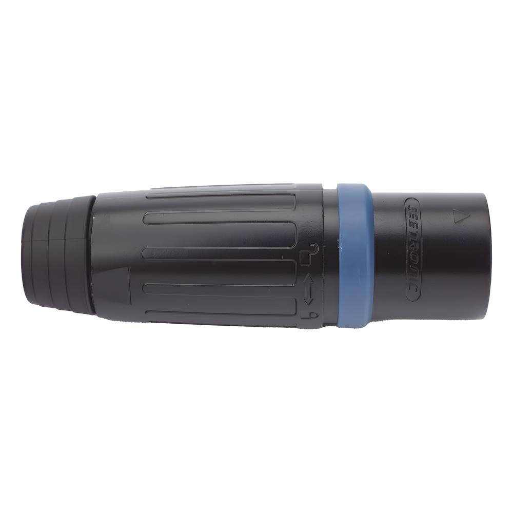 Speakon Conector de cable macho de 4 polos, carcasa negra, cable AWG10,  30A