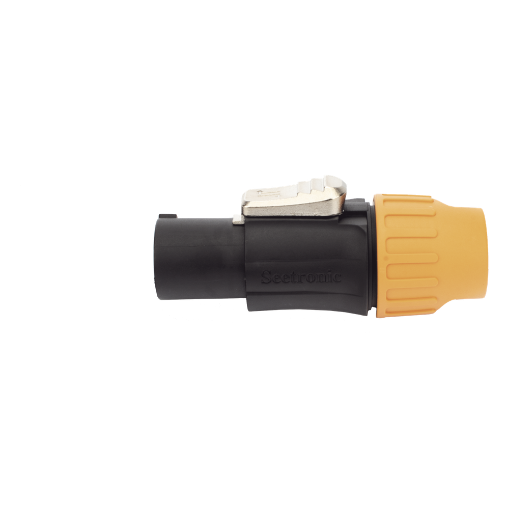 POWERCOM,  línea, neutro y conexión a tierra de seguridad preadaptada IP65 Color Negro