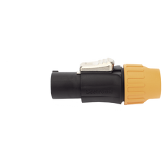 POWERCOM,  línea, neutro y conexión a tierra de seguridad preadaptada IP65 Color Negro