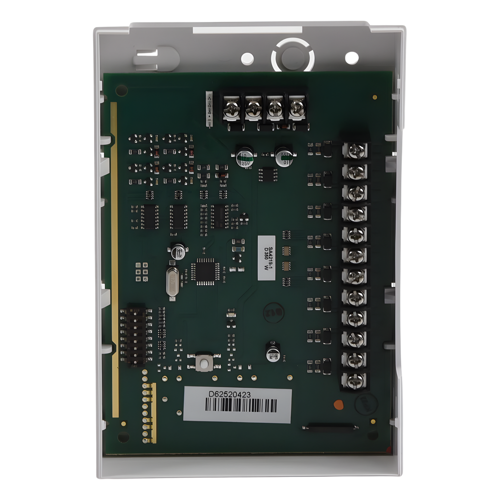 Módulo expansor de 8 zonas cableadas para sistemas direccionables Vista con bus ECP de 4 hilos