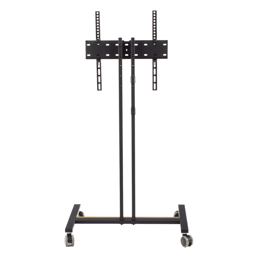 Soporte Móvil para Pantalla | Compatibilidad VESA 200x200 hasta  600x400 / Ruedas con Frenos / Ajuste de Altura y Ángulo / Soporte para TV de hasta 55 Pulgadas / Capacidad de Peso 35 kg