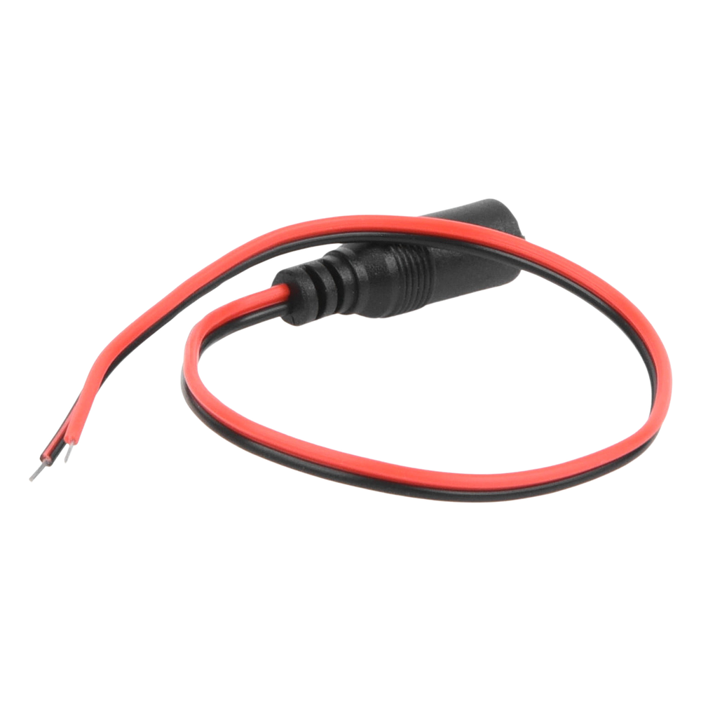 Cable con Conector Hembra, Alimentación para Vcc con Puntas Libres.