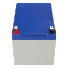 Batería de respaldo 12 V |  12 Ah |  AGM | Especial para Seguridad Electrónica | UPS | Sistemas de Emergencia | Vida útil 5 años | Terminales F1  + Adaptador F2