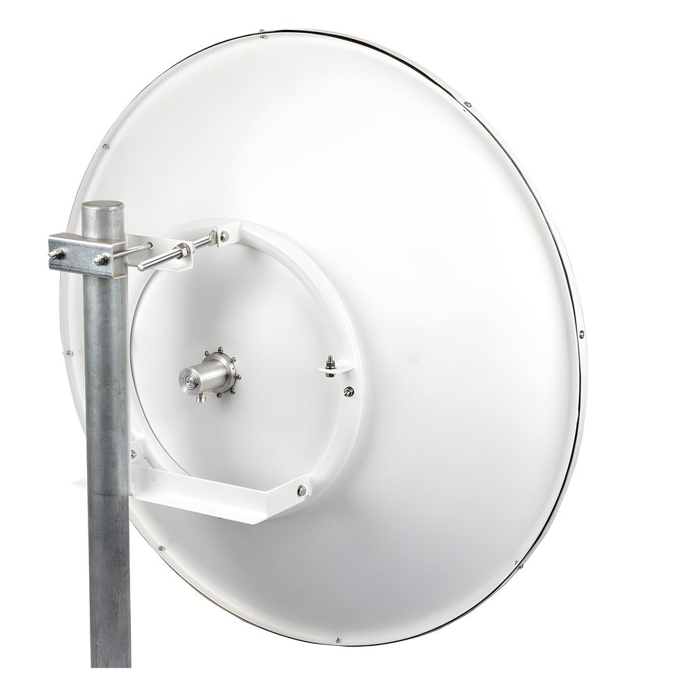 Antena Direccional / 3 ft / 5.9-7 GHz / Ganancia 32 dBi / SLANT de 45 ° y 90° / Incluye Jumpers con conector N-Macho a RPSMA / montaje y radomo incluido.