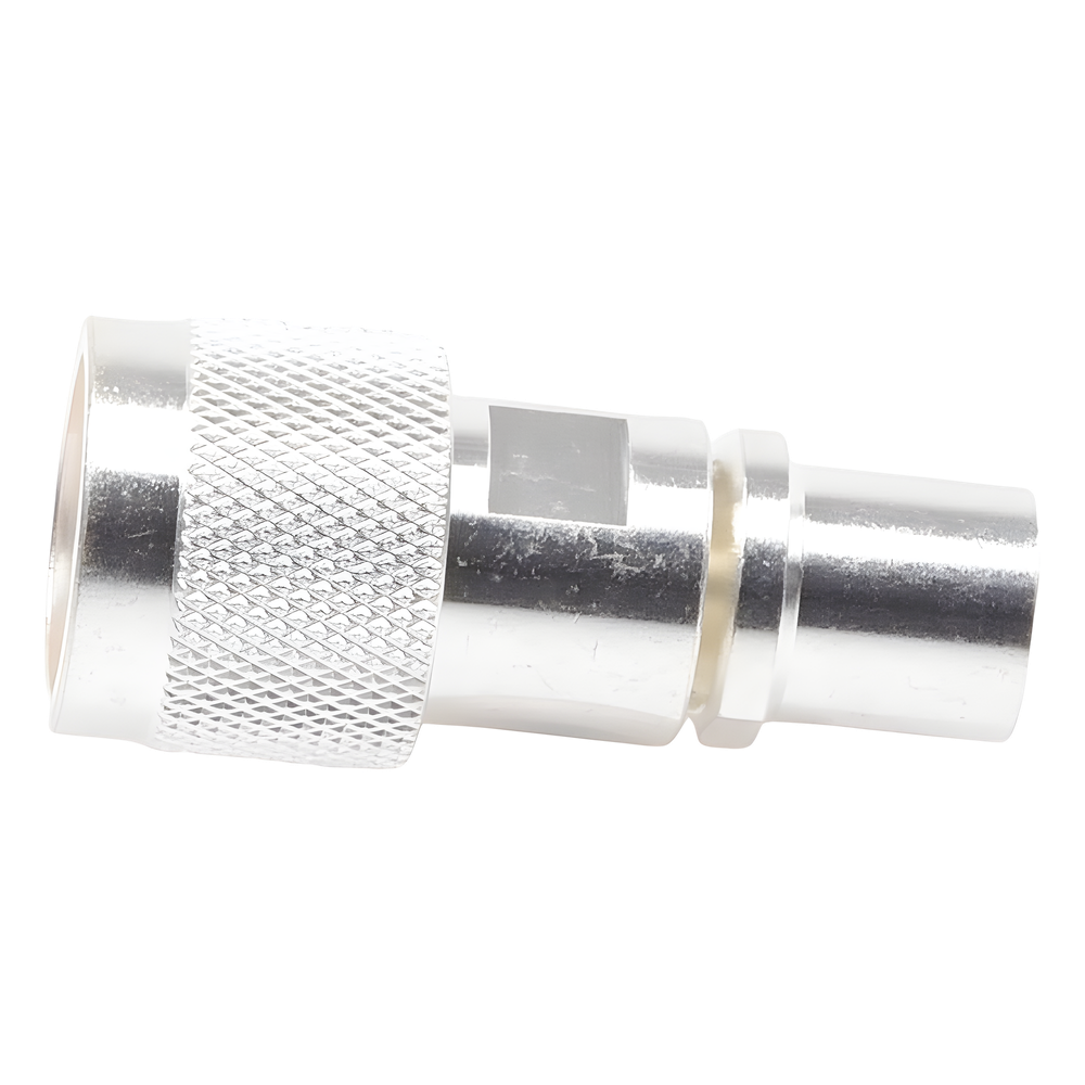Conector N Macho de Rosca para Cables RG-8/U, 9913, 7810A, 8214, CNT-400, LMR-400, Plata/ Oro/ Teflón