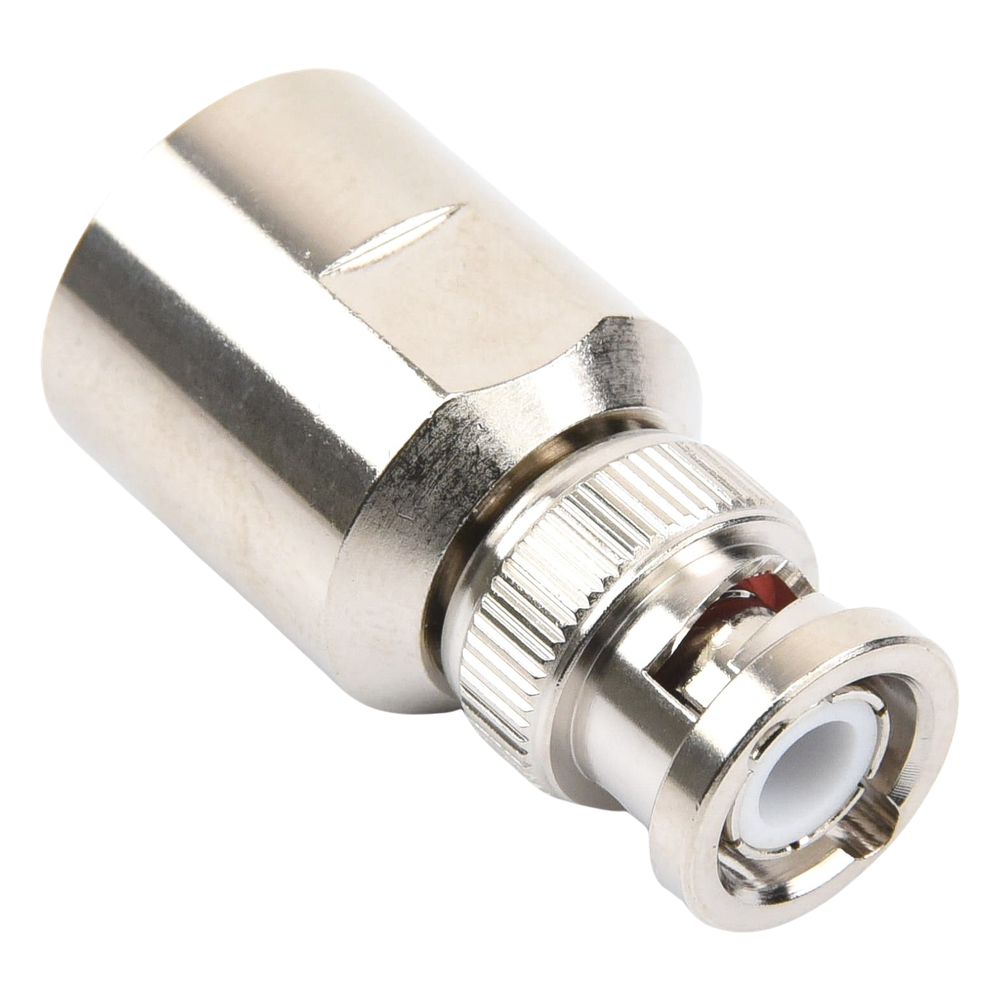 Conector BNC Macho de Rosca para Cables con Conductor Central de AWG-11 ó 13 tipo RG-8/U (8237), RG-213/U (8267), RG-214 (8268).