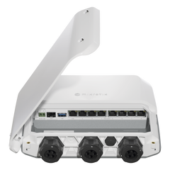 RB5009UPr+S+OUT 8 puertos PoE in/out, 1 SFP+, Solo RouterOS v7 para Exterior