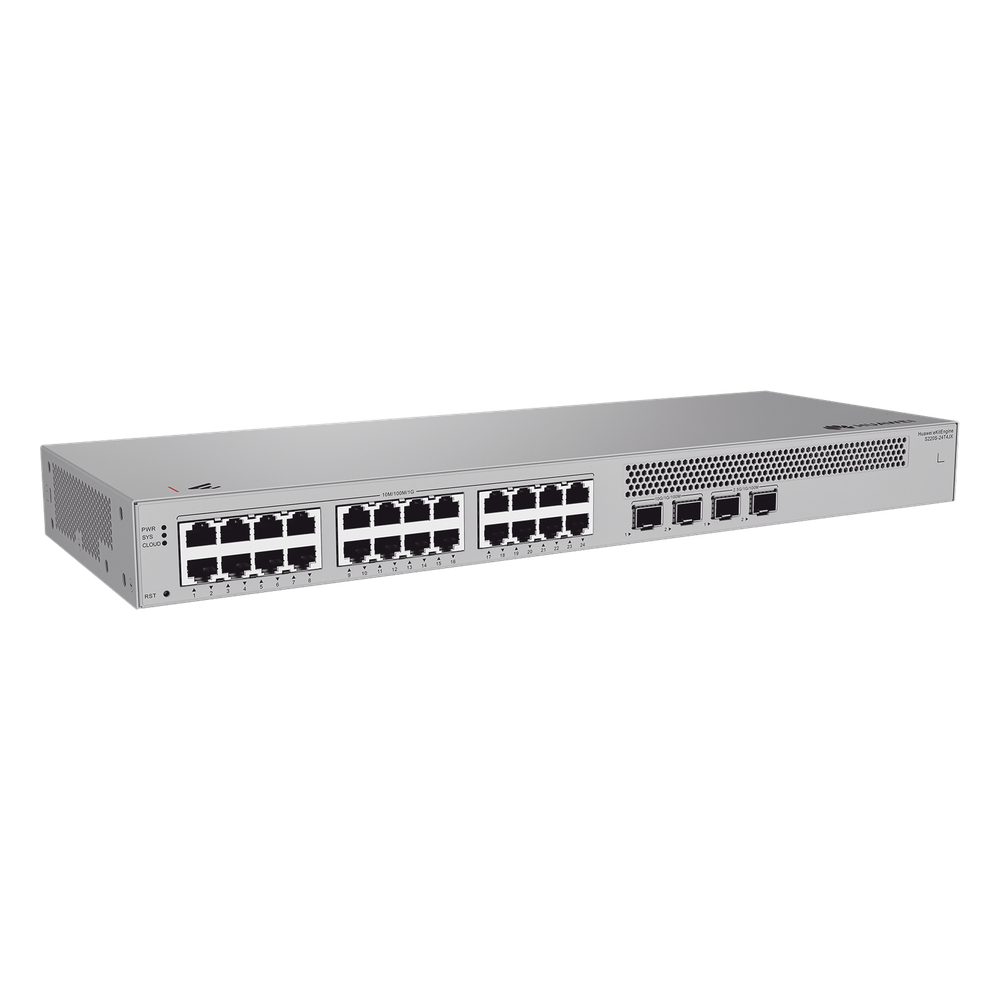 Switch de Acceso Gigabit Administrable Capa 2 / 24 puertos 10/100/1000 Mbps / 2 Puertos 2.5GE SFP + 2 Puertos 10GE SFP+ Uplink  / ERPS / IMGP Snooping / DHCP Snooping / Administración Nube Gratis