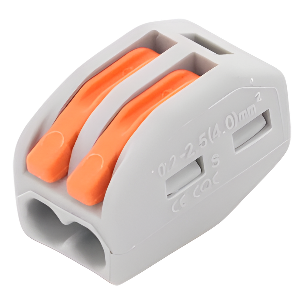 Conector Compacto para 1 Cable de Entrada 1 Cable de Salida / Cables Compatibles 12AWG-28AWG