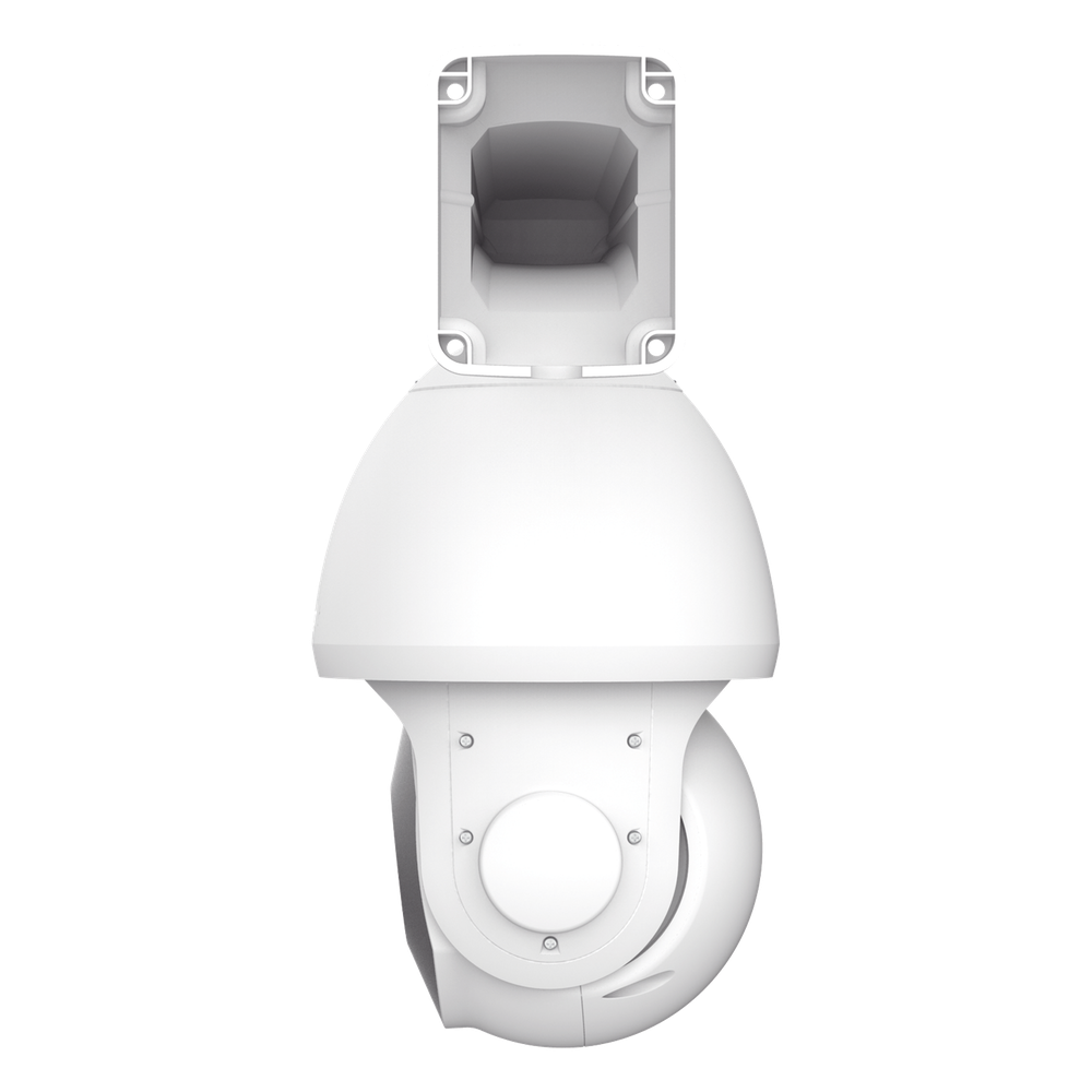 Cámara de Red Tipo Domo AI Zoom Óptico 42X / 4K HD 30fps / 140dB Super WDR / Control PTZ Inteligente / IR 300m / IP66 IK10 / ONVIF y VMS