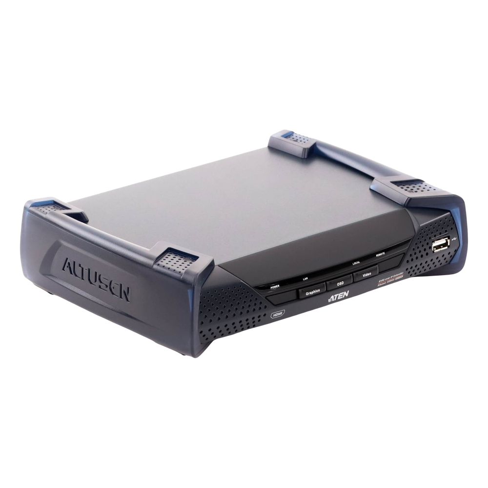 Unidad receptora extensora 4K HDMI KVM sobre IP