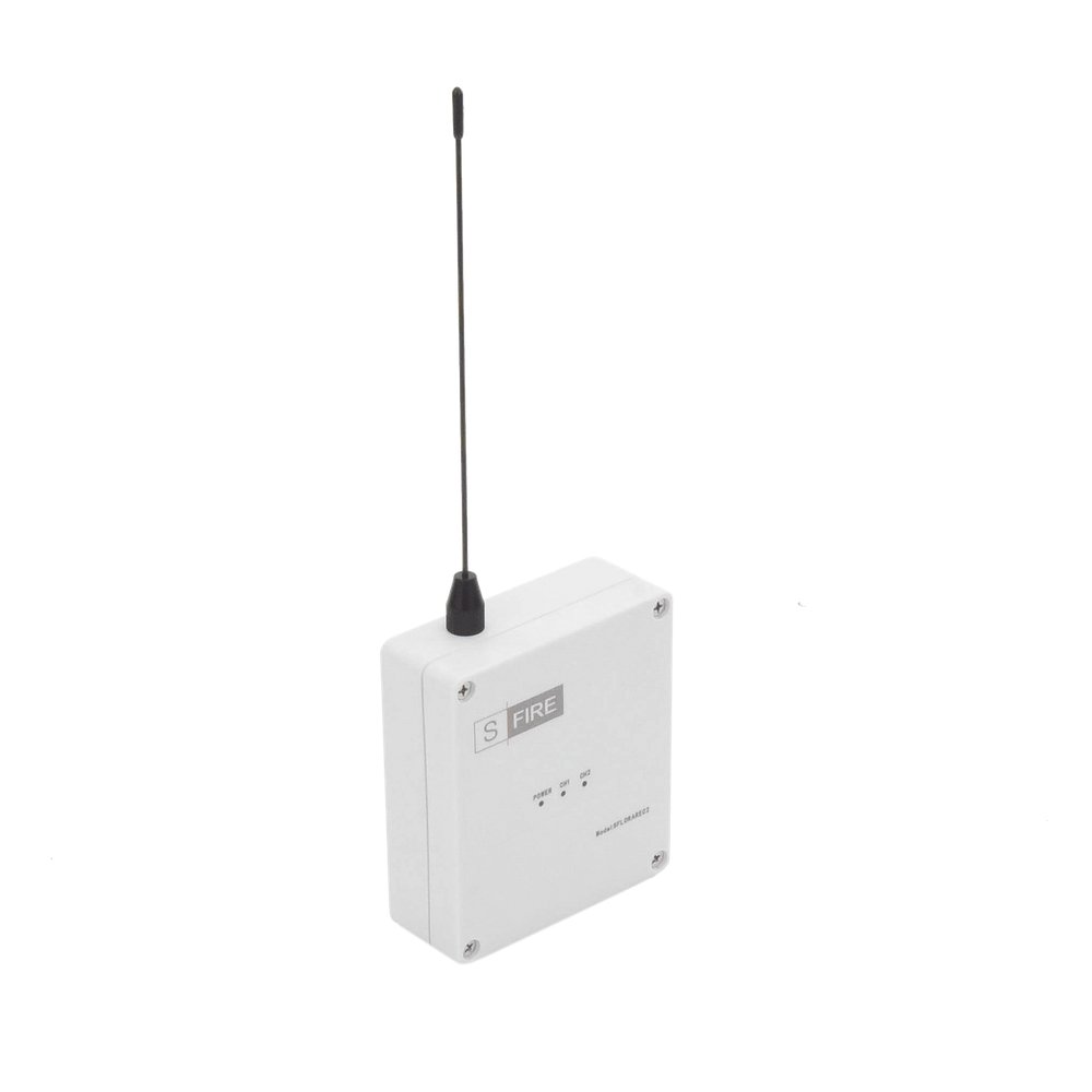 Receptor inalámbrico / 2500 metros de cobertura / 2 salidas de relevador tipo C