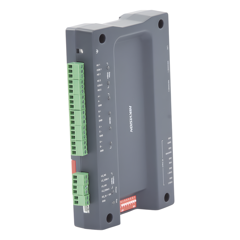 Controlador MAESTRO para Control de Elevadores / Control de Acceso para los pisos de los Elevadores por Huella o Tarjeta / Programación por IVMS4200 o Interfaz Web