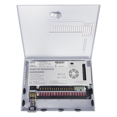 Fuente PREMIUM |  11-15 V | 18 canales | 30 A | Compatible con cámaras 4K | Alta tecnología en seguridad | Doble ventilador | Filtro de Ruido por canal | Diseño de alta gama.