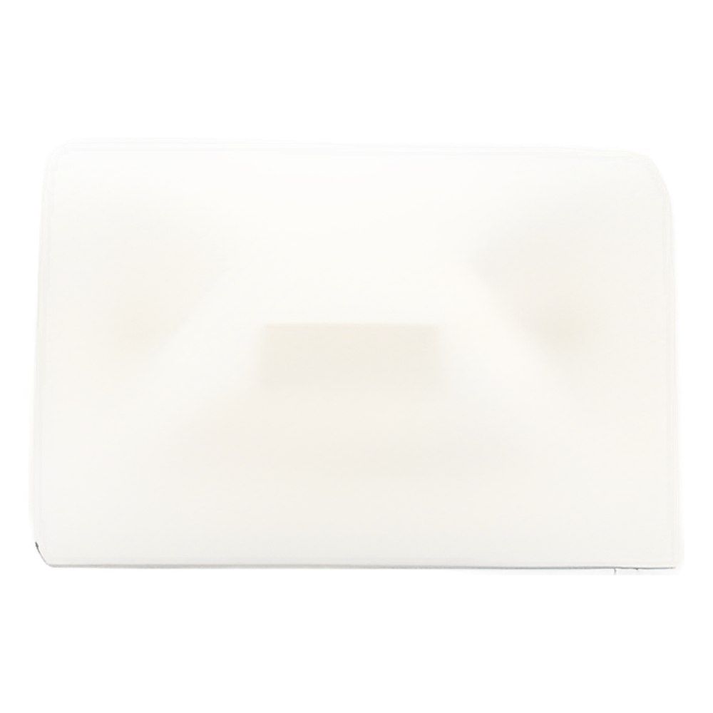 Montaje-Sujetador Adhesivo STRONGHOLD de 4 Vías de 1" x 1" x 1/4", Color Natural,  Nylon 6.6 Retardante de Llamas V-2, Paquete de 100pz