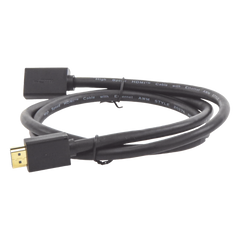 Cable Extensor HDMI de 1 Metro (3.28 Pies) / 4K@60Hz / 3D / HDR / Macho a Hembra / Núcleo de Cobre Estañado / Transmisión Estable