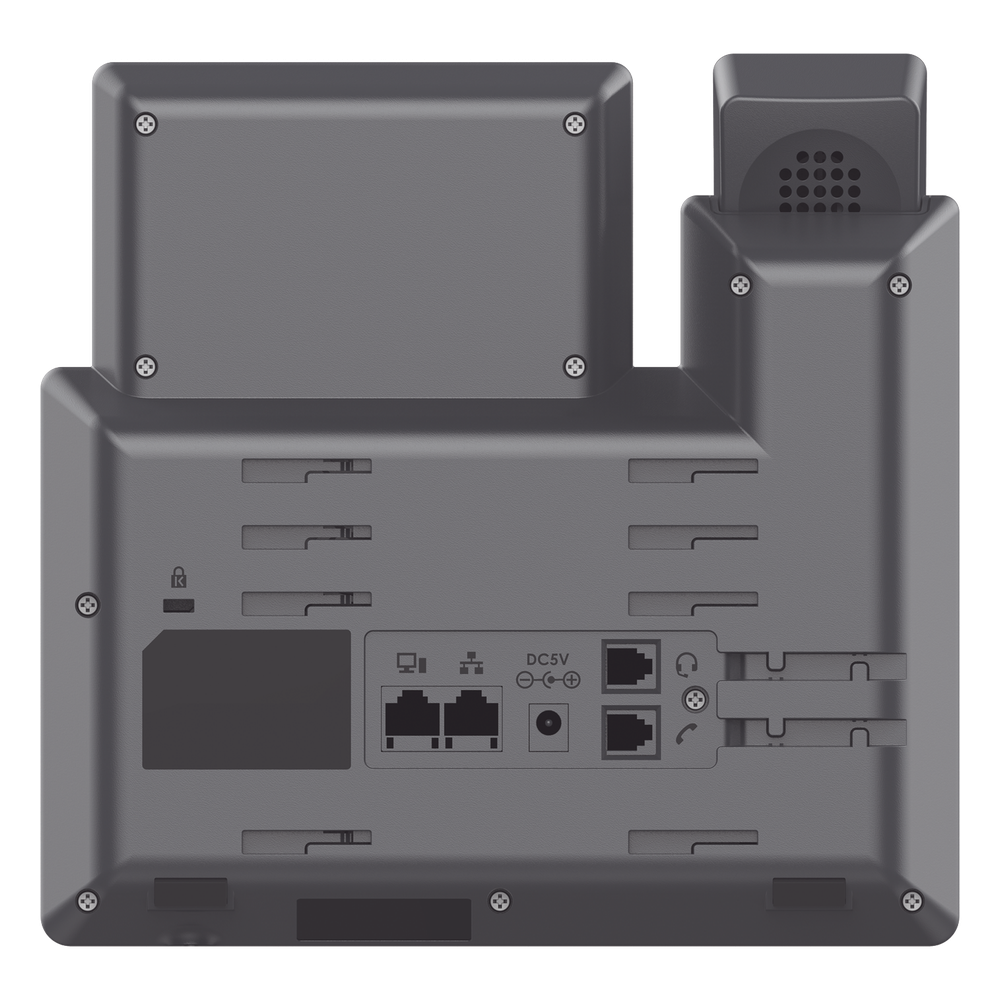 Teléfono IP Grado Operador, 3 líneas SIP con 6 cuentas, 10 botones BLF, puertos Gigabit, codec Opus, IPV4/IPV6 con gestión en la nube GDMS
