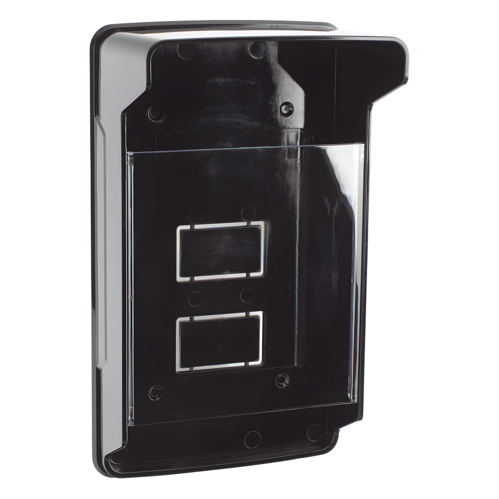 Carcasa Protectora Universal Color Negro con Tapadera de Acrílico / Medidas 245 × 143 × 83 mm / Compatible con Múltiples Modelos de Control de Acceso