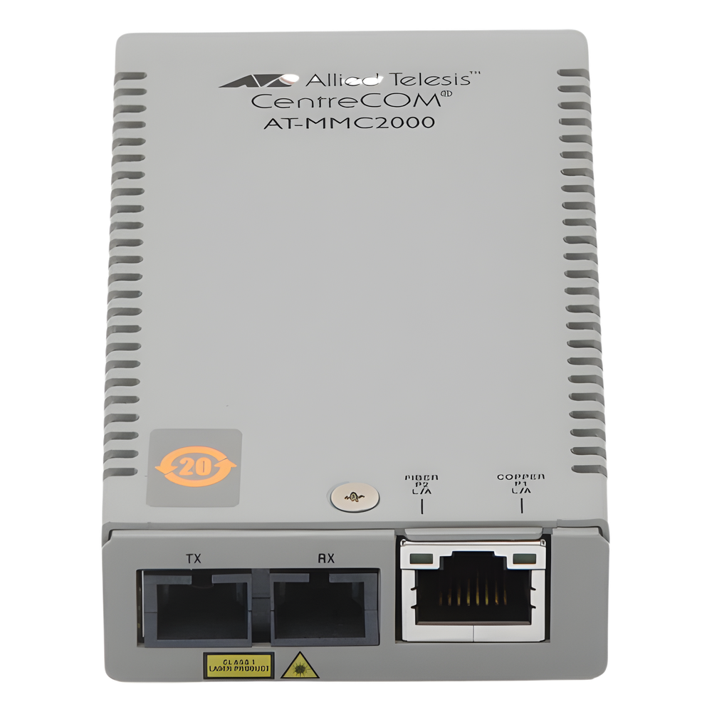 Convertidor de medios TAA (Federal) 10/100TX - 100FX/SC MultiModo, Multiregion PSU