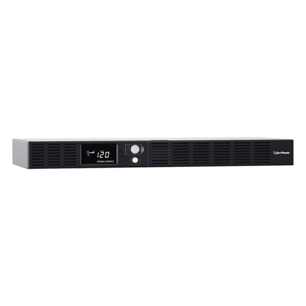 UPS de 500 VA/300 W, Topología Línea Interactiva, Entrada 120 Vca NEMA 5-15P, Tipo Rack 1 UR, Con 6 Tomas NEMA 5-15R