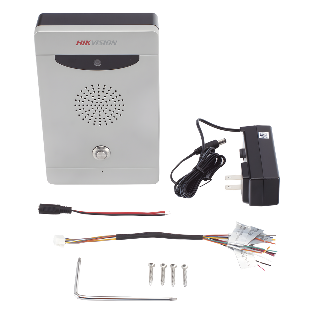 Estación de Alarma de Pánico con Video / Cámara 2 Megapixel / Audio Bidireccional / Alarma de Manipulación / PoE / IP65 / IK08 / Montaje en Pared o Empotrado