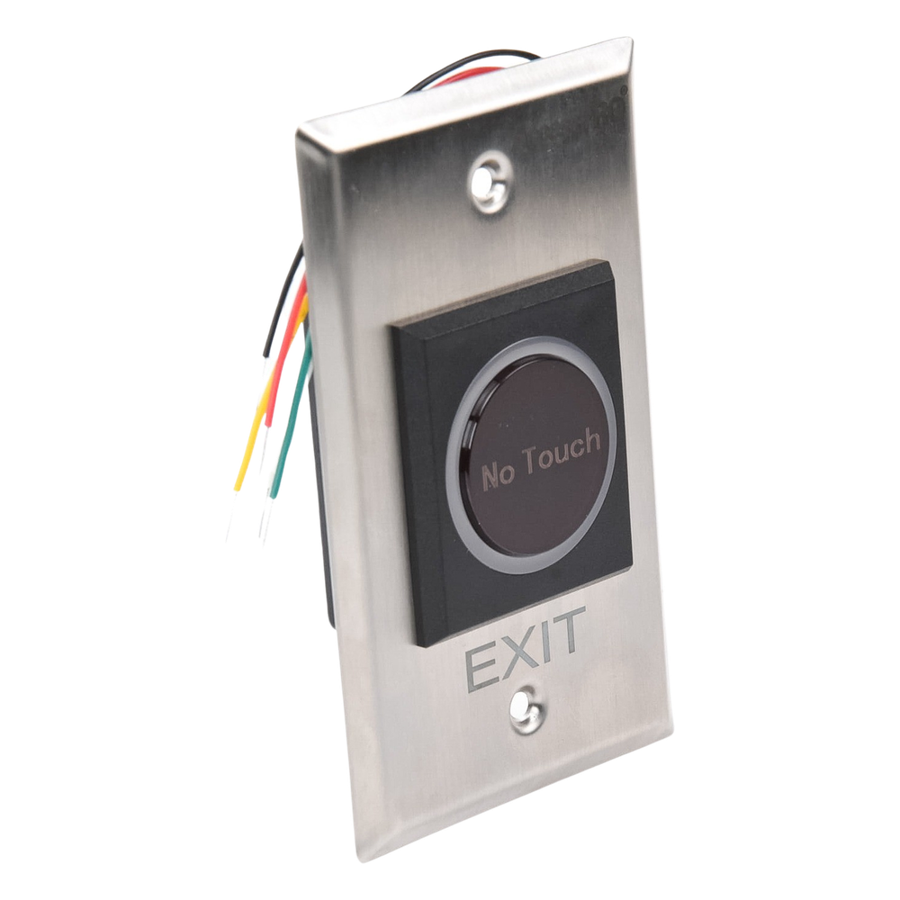 Botón de Salida sin Contacto con Control Remoto / Iluminación LED / Distancia de Detección Touch Ajustable