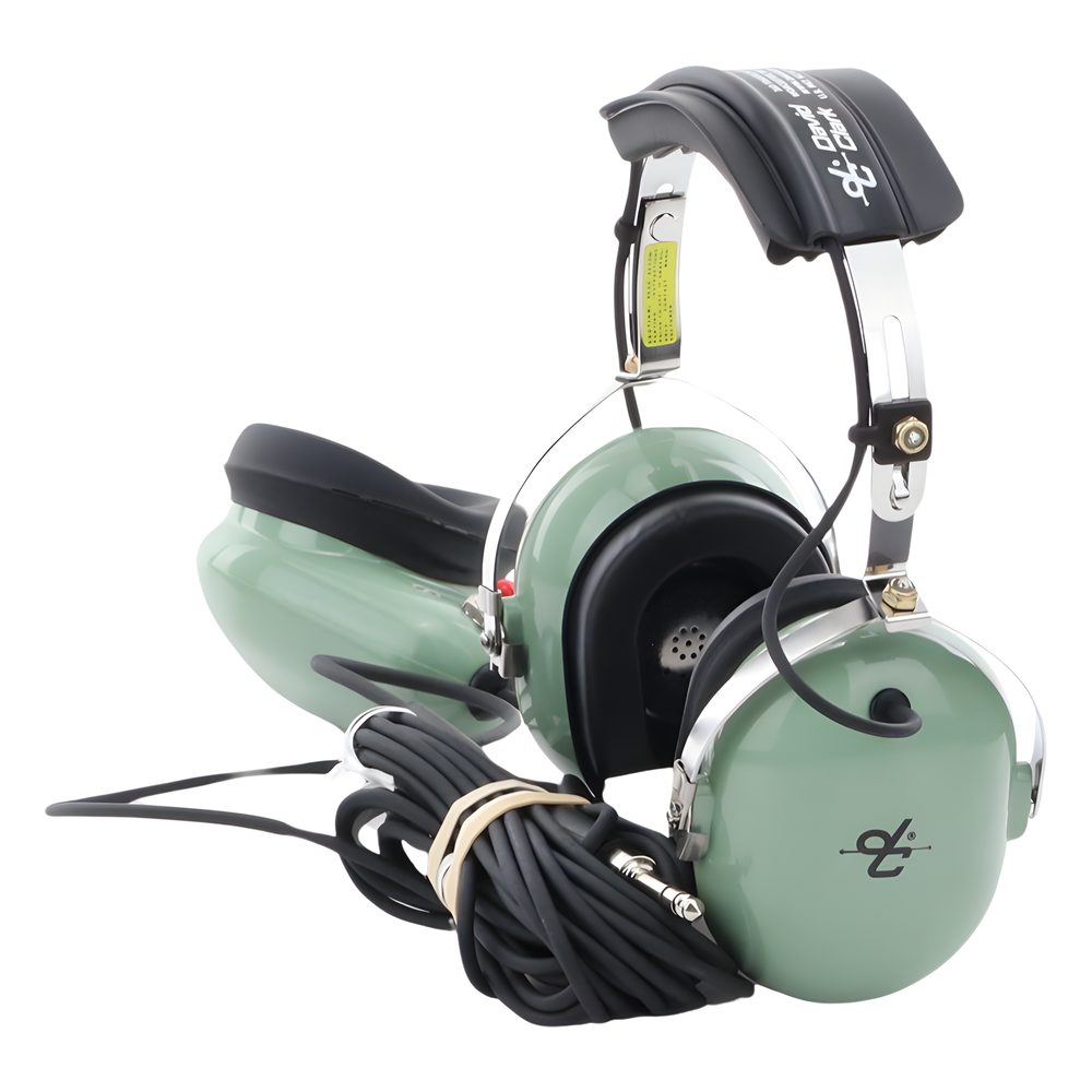 Auriculares estilo Muff-Mic para operaciones de mantenimiento y rampas en aeropuertos