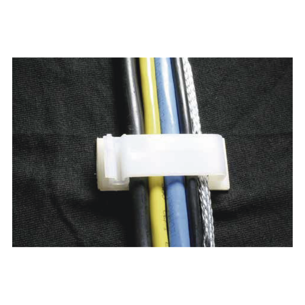 Clip Organizador de Cables Auto-Adherible Diseñado Para Sujetar y Organizar Cables Sin Necesidad de Perforar Muros, Paquete con 5 Piezas, (3501-01001)