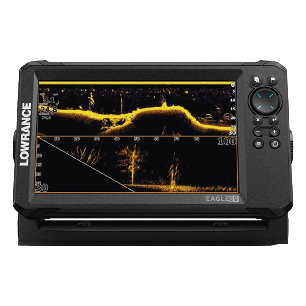 Eagle eye 9 ecosonda en pantalla horizontal IPS de 9 pulgadas, incluye transductor ojo de águila