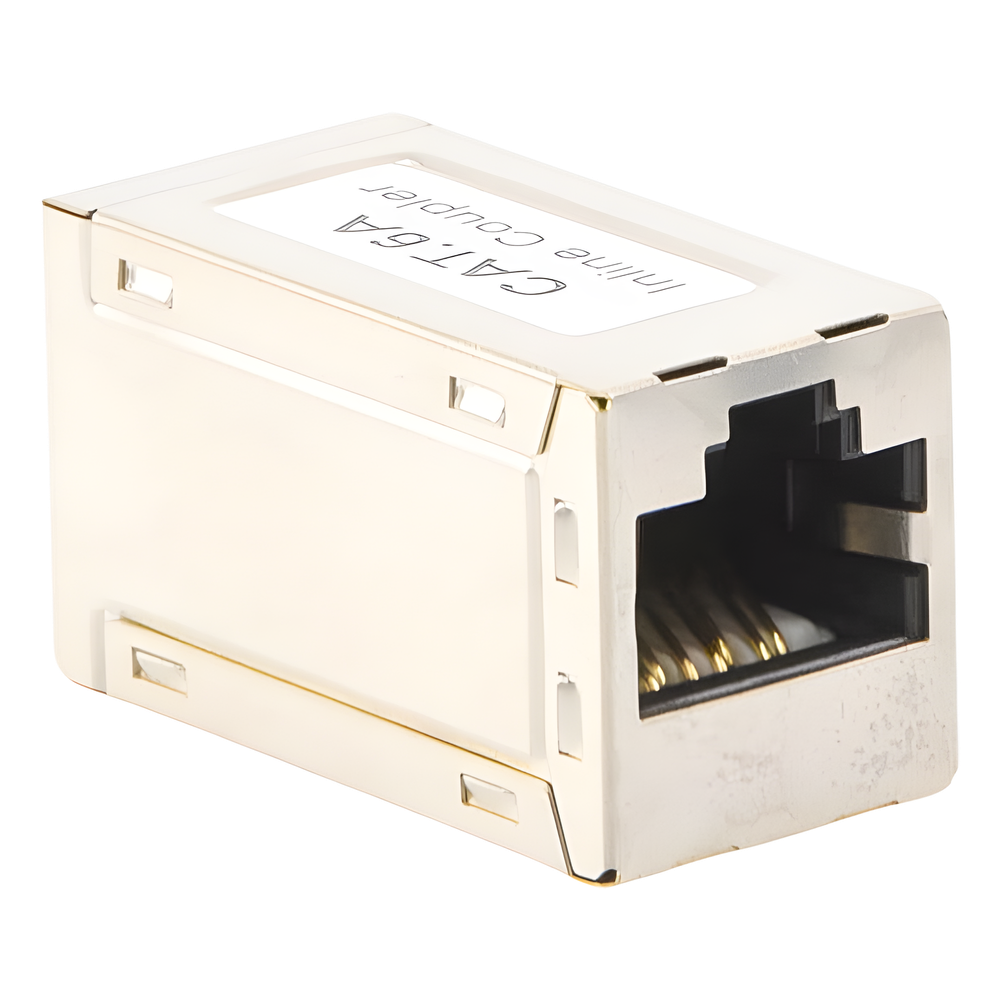 Acoplador STP Cat6A Hembra RJ45 a RJ45 Hembra