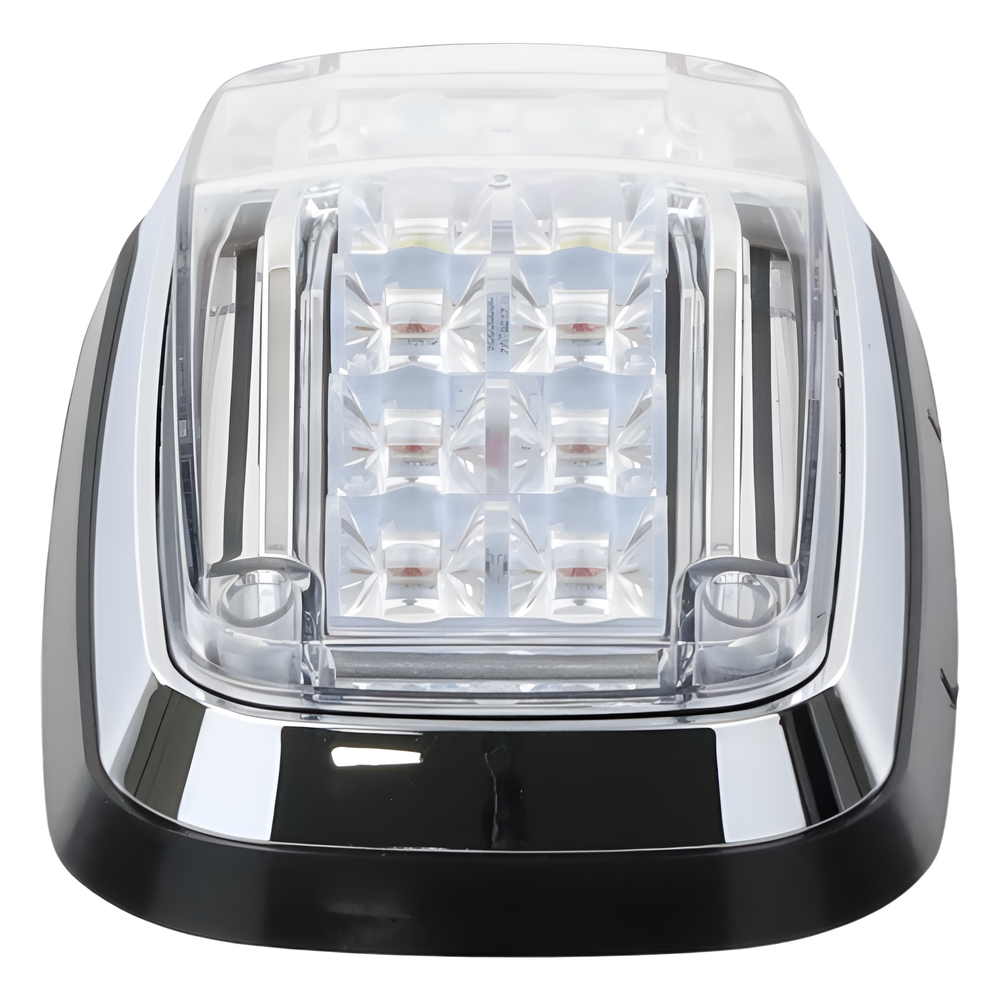 Luz de advertencia 8 X 4", Color Rojo / Claro, IP67, SAE, Ideal para Ambulancias