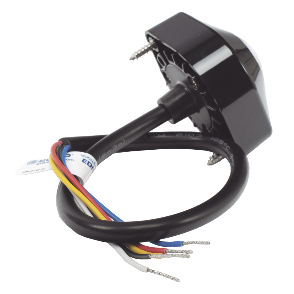 Estrobo Oculto de 6 LED, Azul, Lente Transparente, Bisel Negro
