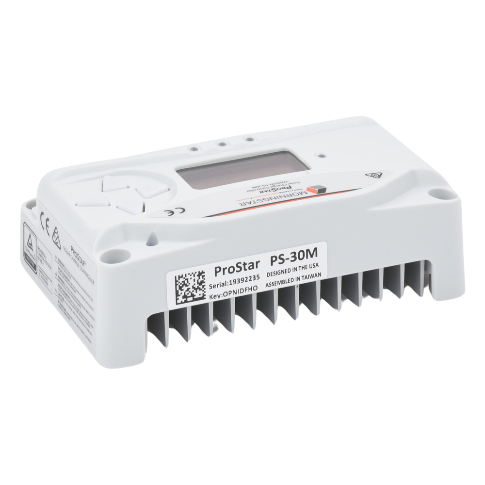 Controlador de carga y descarga 12-24 Vcc, 30 Amp
