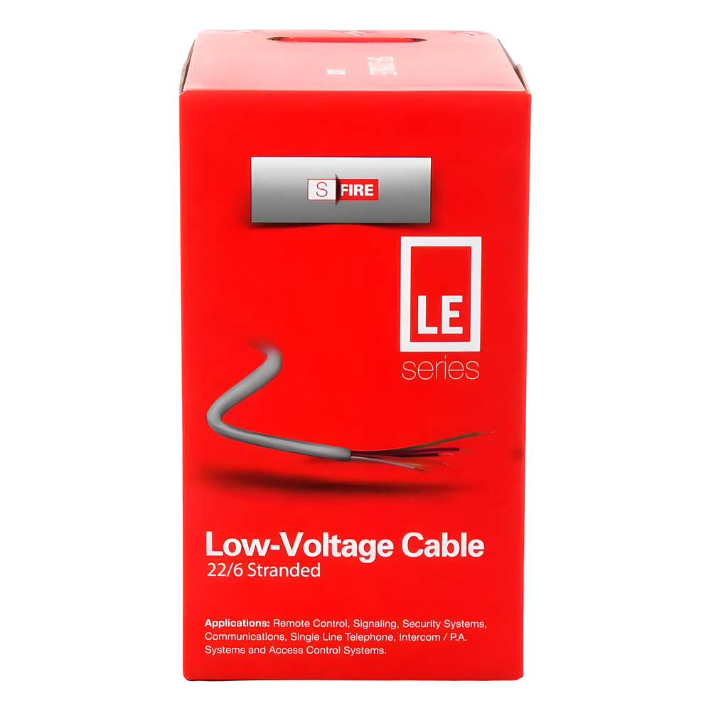 Bobina de 305 m (1000 ft) / Cable para Alarma 6x22 AWG / CCA / Blanco