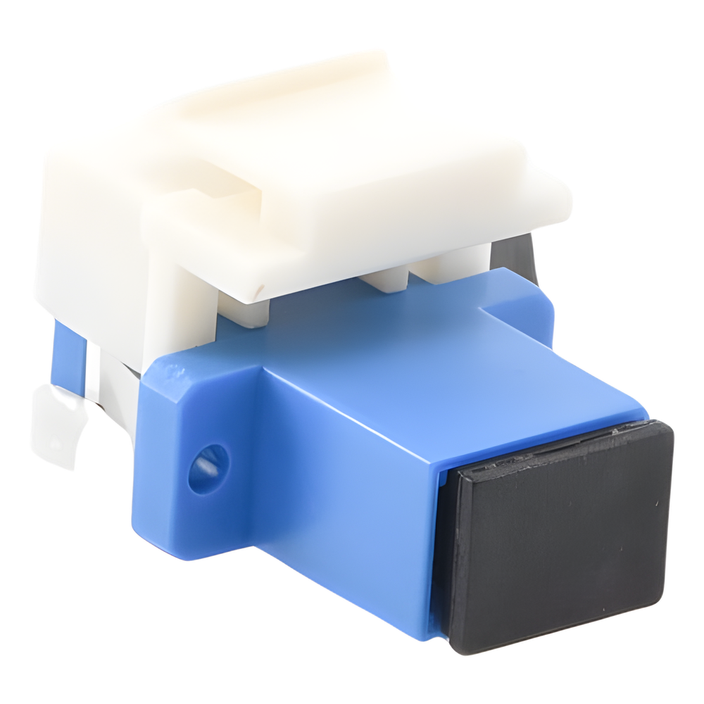 Acoplador Keystone de Fibra Óptica Monomodo SC/PC Simplex a SC/PC Simplex