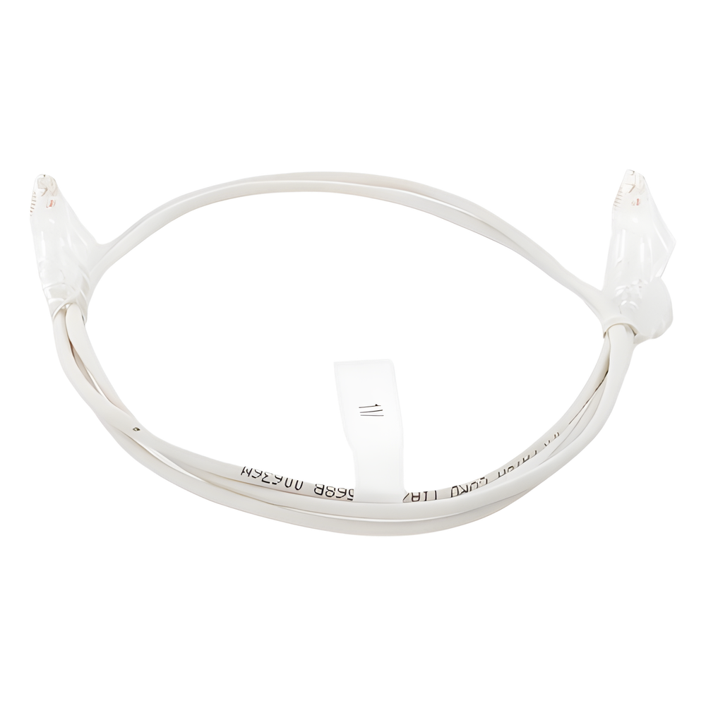 Cable de Parcheo Slim UTP Cat6 - 1 Metro (3.28 Pies), Blanco, Diámetro Reducido (28 AWG)