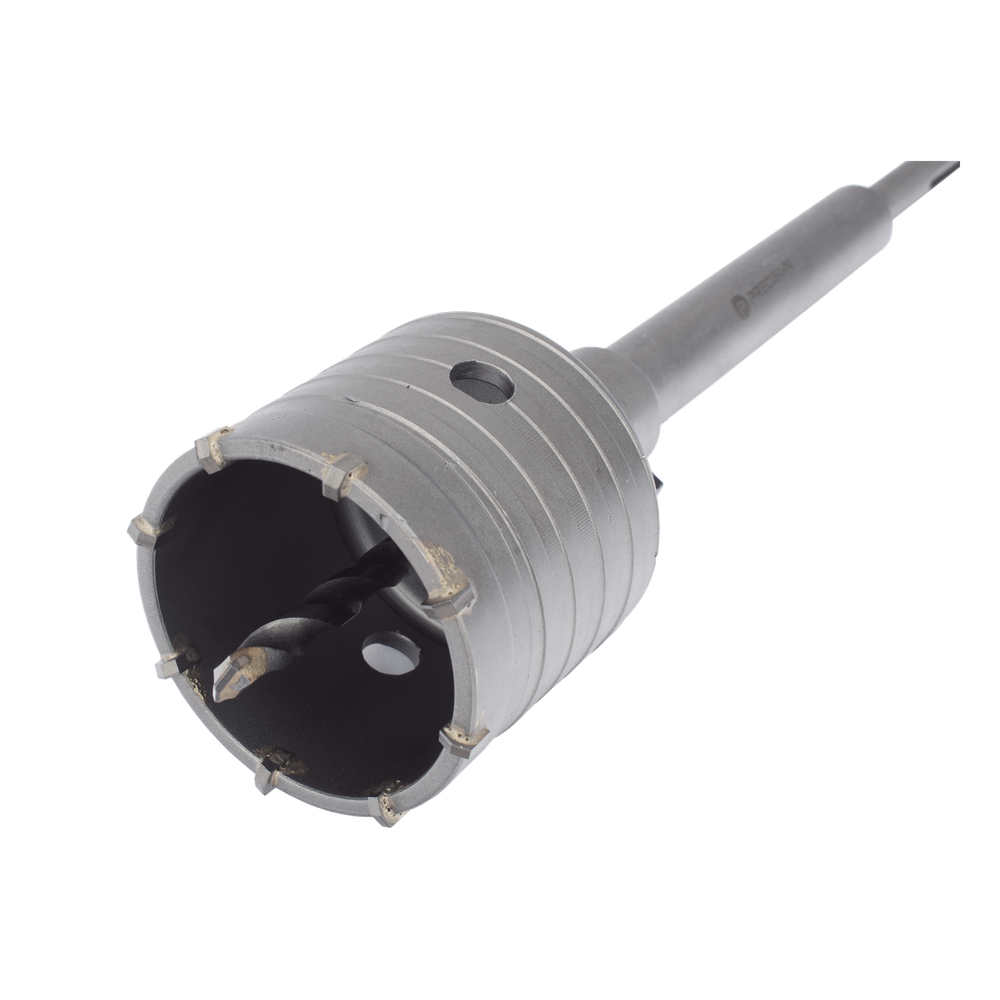 Broca Pasamuros SDS, Sacabocado para Concreto de 65mm con Extensión de 220mm