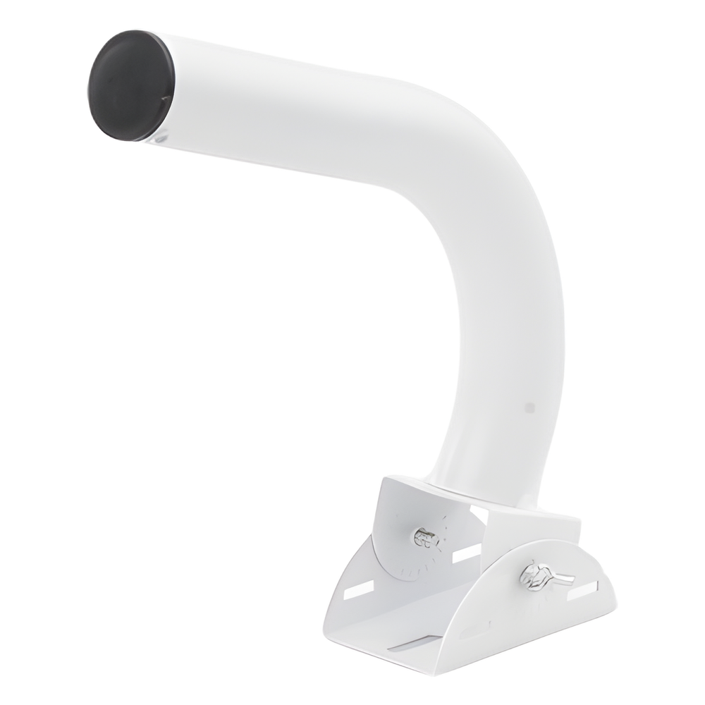 Montaje universal flexible para instalación en poste o pared, compatible con equipos Ubiquiti, Mimosa, Cambium y Altai