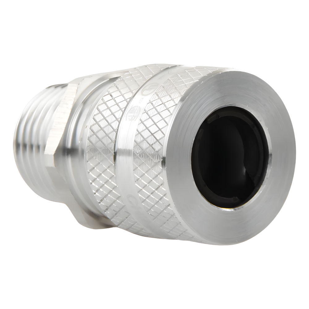 Conector de cable, de aluminio macho recto, .50 - .63 ", 1/2".