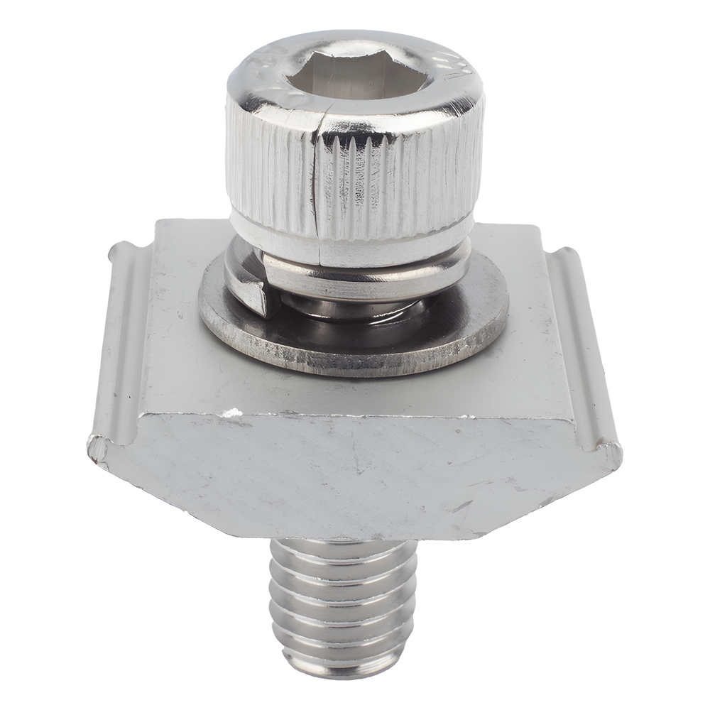 Conector N con tornillo para fijación en riel 5 y 8