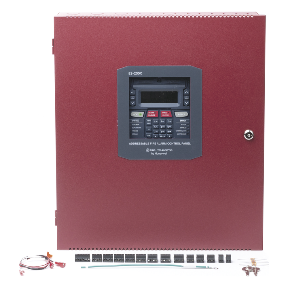 Panel de control de incendio direccionable sin comunicador preinstalado, 318 puntos por lazo SLC, expandible a 954 puntos