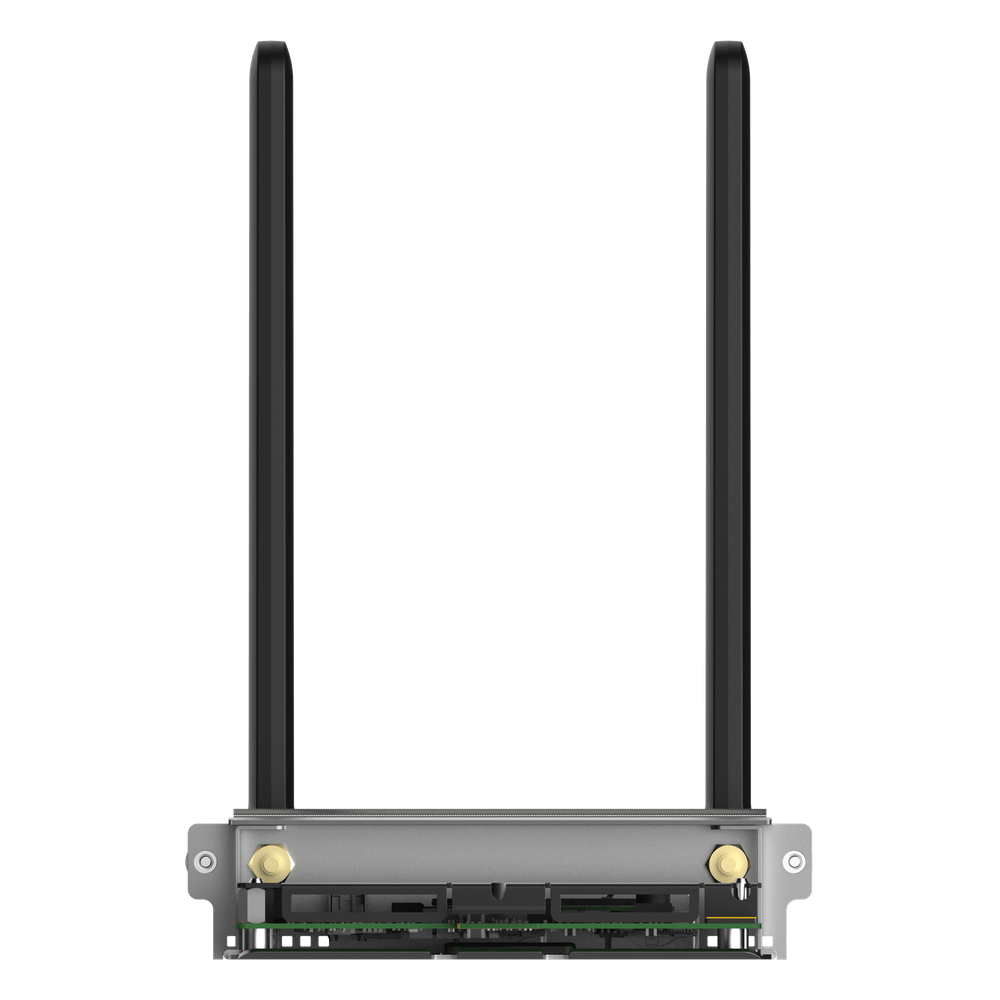 Módulo LTE 4G Compatible Firewalls RG-CF30XS / Ruijie RG-NSEC-SIC-LTE-S / Dual SIM Single Standby / Interfaces SMA-J / Consumo 5W / Dimensiones 103.37 x 123 x 28 mm (4.07 x 4.84 x 1.10 in) / Línea Cybrey