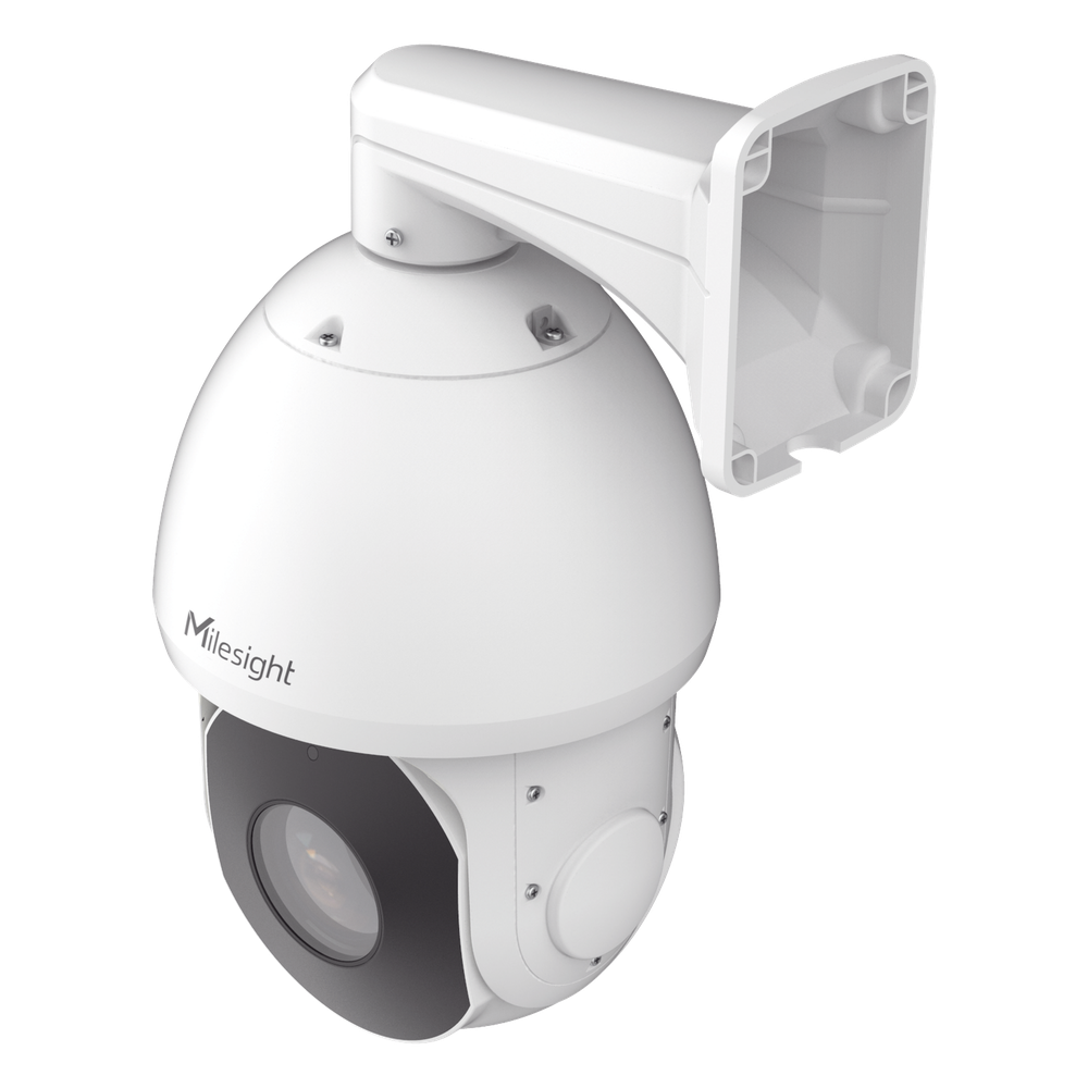Cámara de Red Tipo Domo AI Zoom Óptico 42X / 4K HD 30fps / 140dB Super WDR / Control PTZ Inteligente / IR 300m / IP66 IK10 / ONVIF y VMS