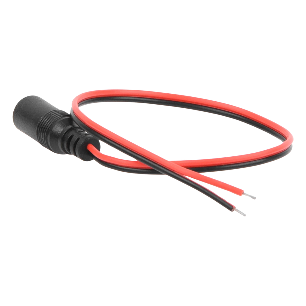 Cable con Conector Hembra, Alimentación para Vcc con Puntas Libres.