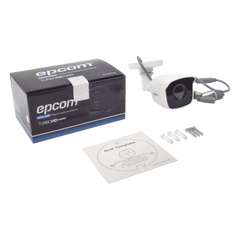 KIT TurboHD 1080p / DVR 8 Canales / 8 Cámaras Bala (exterior 2.8 mm) / Transceptores / Conectores / Fuente de Poder Profesional hasta 15 Vcc para Larga Distancias