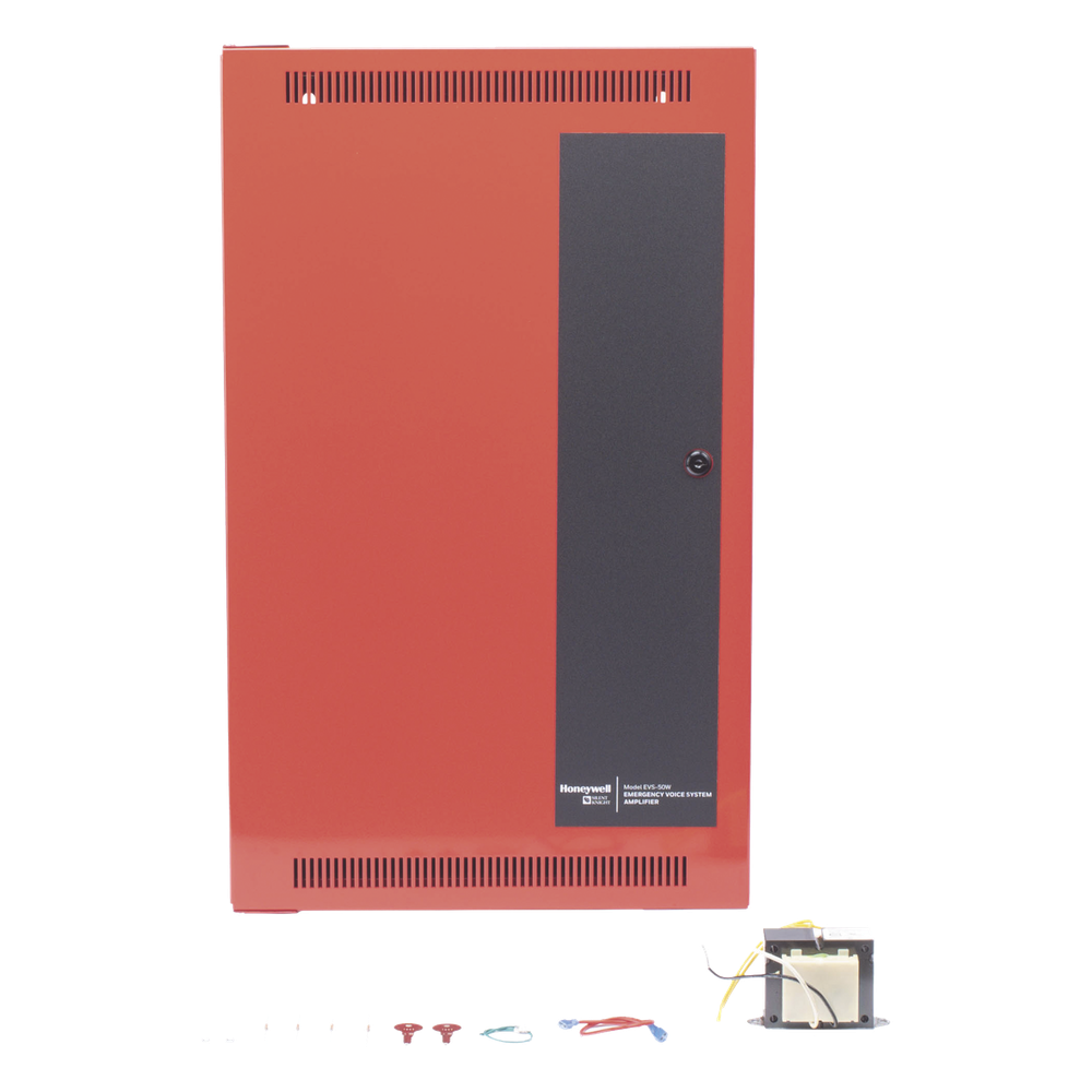 Amplificador de 50 Watts con 4 circuitos de voceo para paneles Silent Knight Serie 6000
