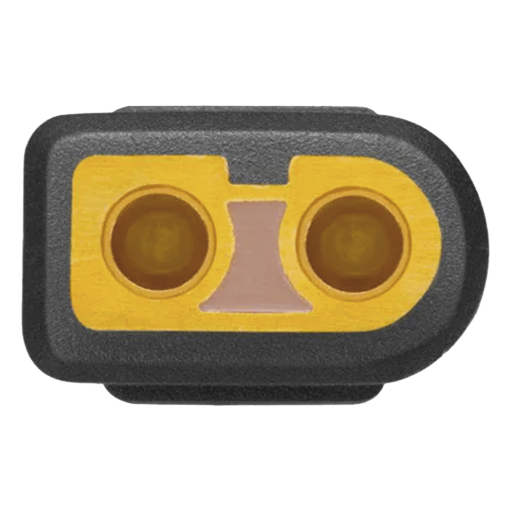Cable 2.5 m, Negro, Calibre 12 AWG con Terminales MC4 Macho y Hebra para Terminal XT60