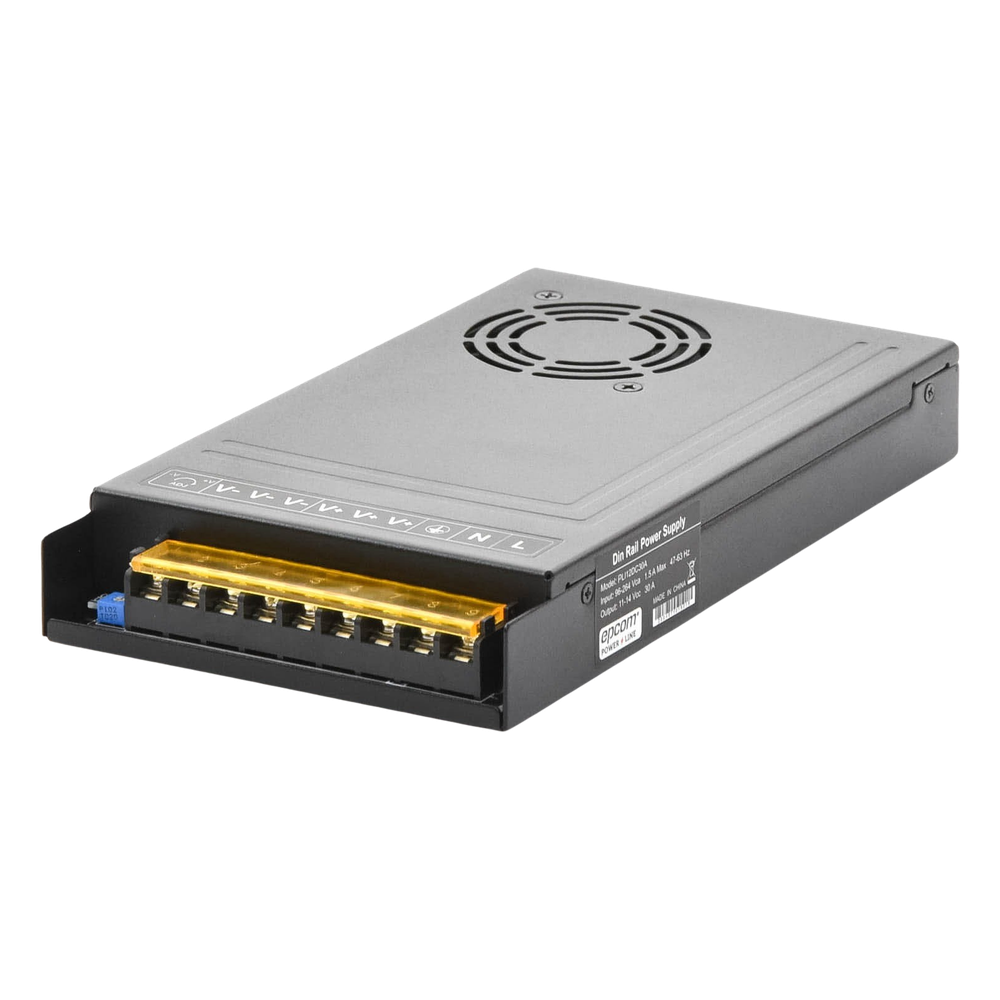 Fuente Industrial Epcom Power Line tipo DIN RAIL, de 12 Vcc, 30 A